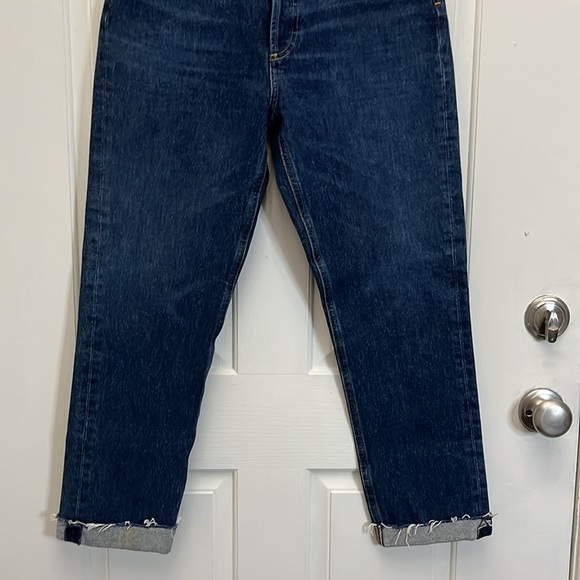 AGOLDE Remy High Rise Straight Jeans  size 28 Button Fly Stretch - Picture 3 of 11